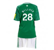 Newcastle United Joe Willock #28 Koszulka Wyjazdowa dzieci 2025-26 Krótki Rękaw (+ krótkie spodenki)